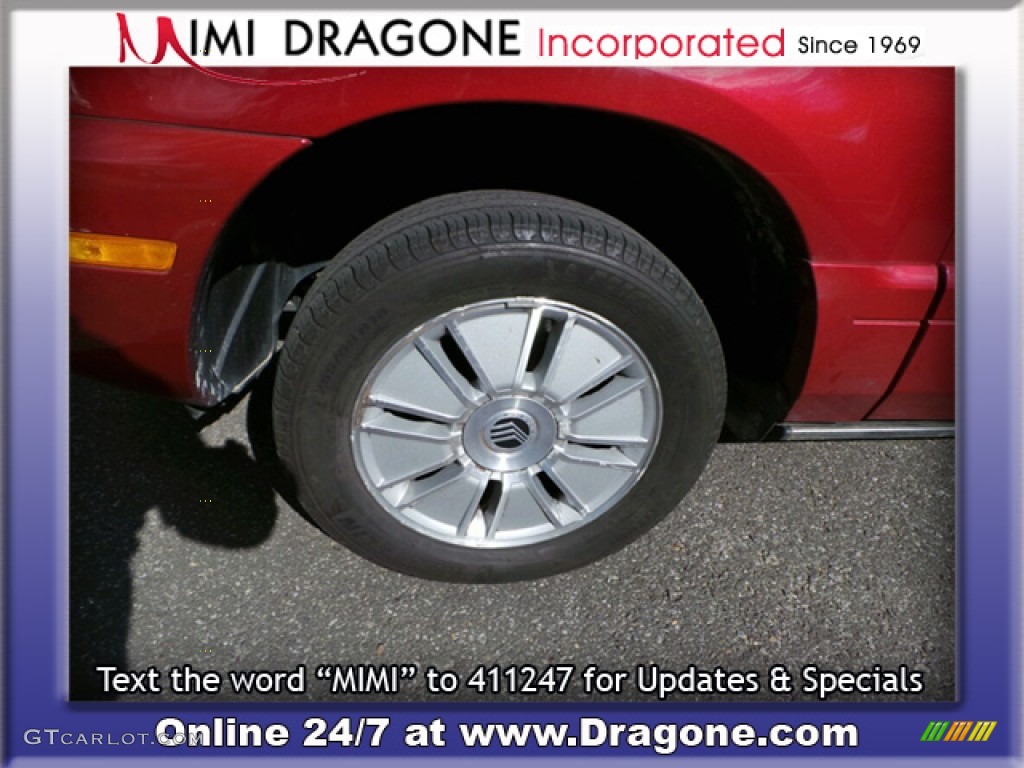 2006 Mountaineer Premier AWD - Vivid Red Metallic / Camel photo #4