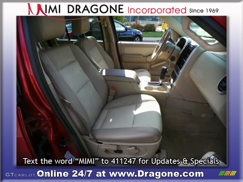 2006 Mountaineer Premier AWD - Vivid Red Metallic / Camel photo #14