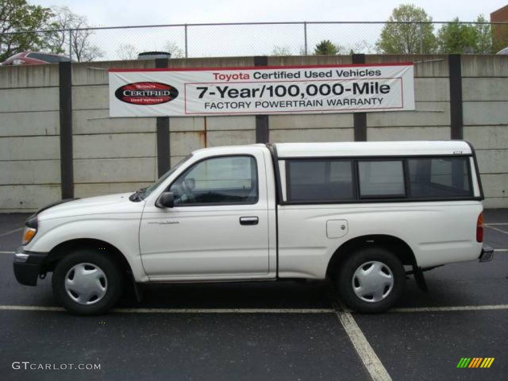 2000 Tacoma Regular Cab - Natural White / Gray photo #1
