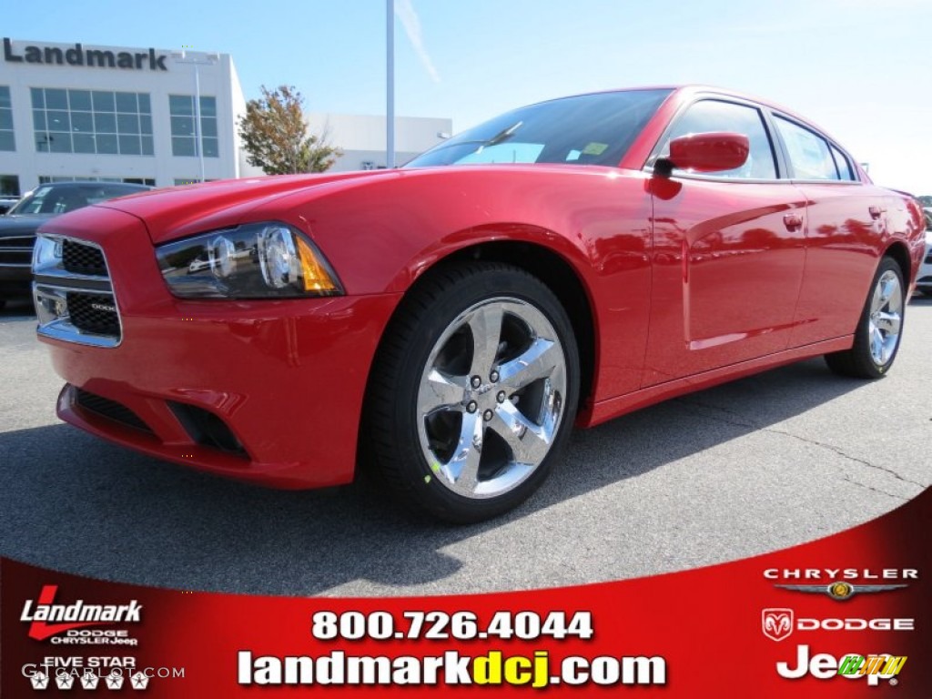 2014 Charger SXT - TorRed / Black photo #1