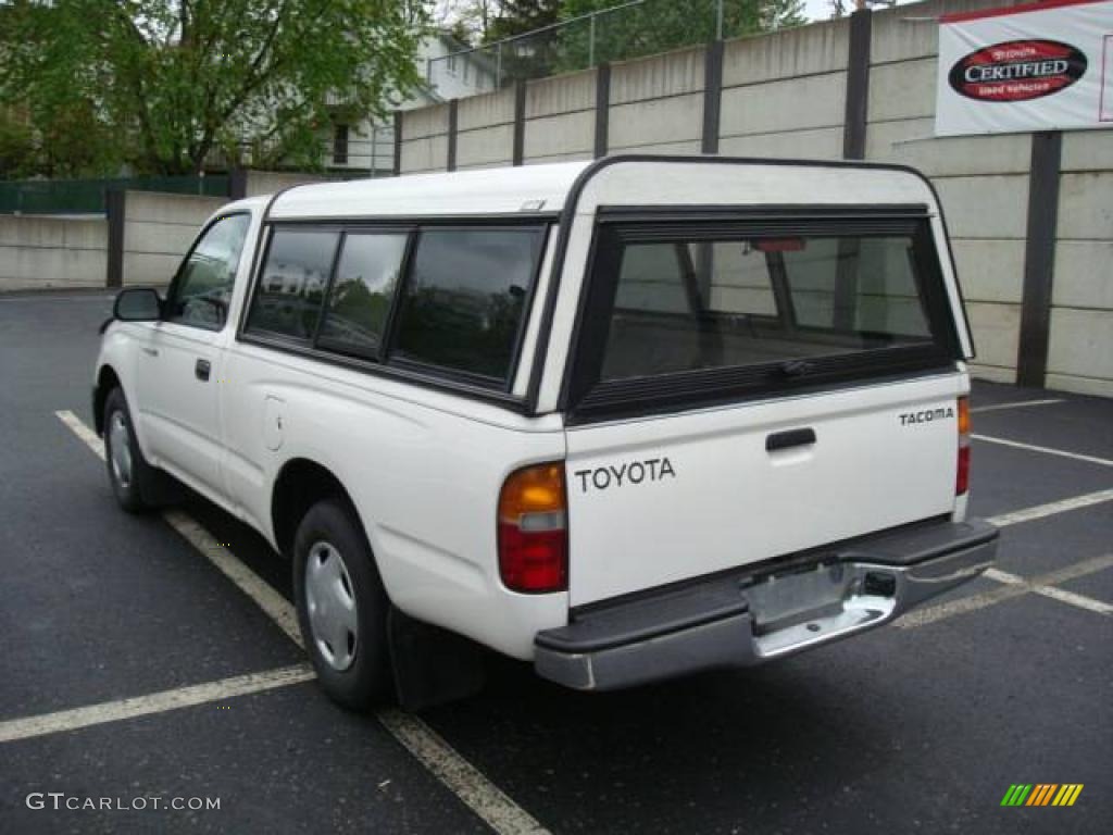2000 Tacoma Regular Cab - Natural White / Gray photo #2