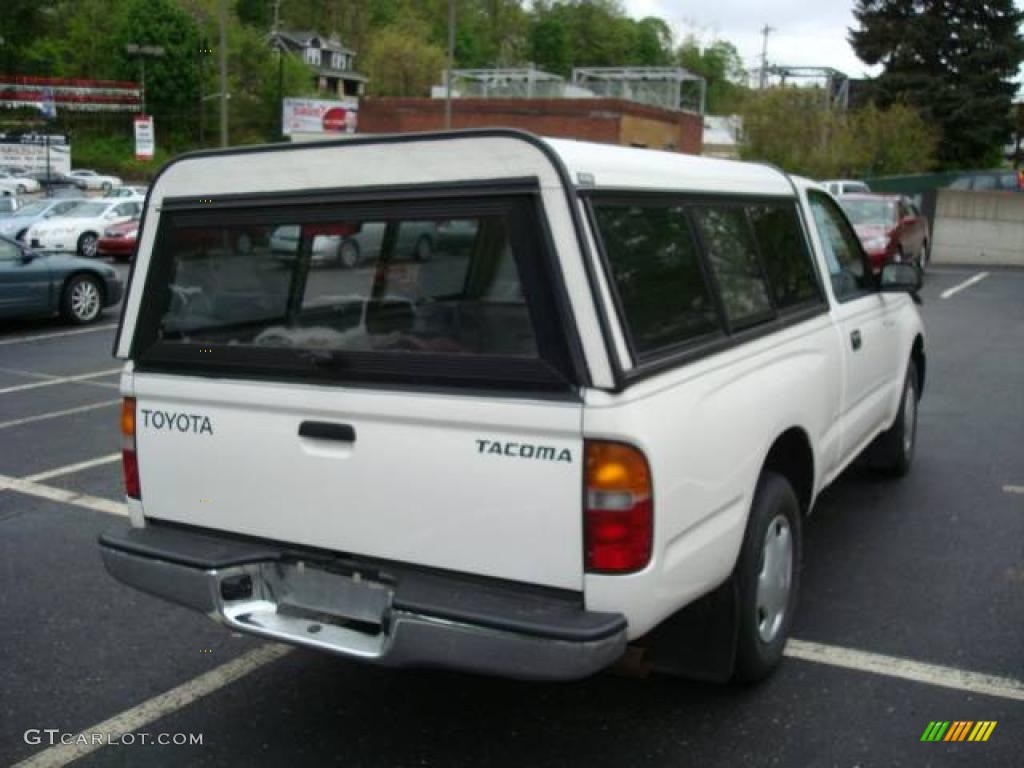 2000 Tacoma Regular Cab - Natural White / Gray photo #4