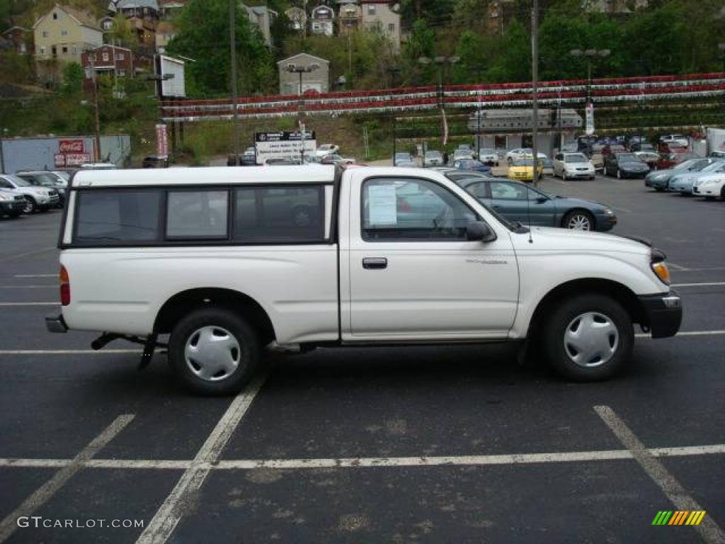 2000 Tacoma Regular Cab - Natural White / Gray photo #5