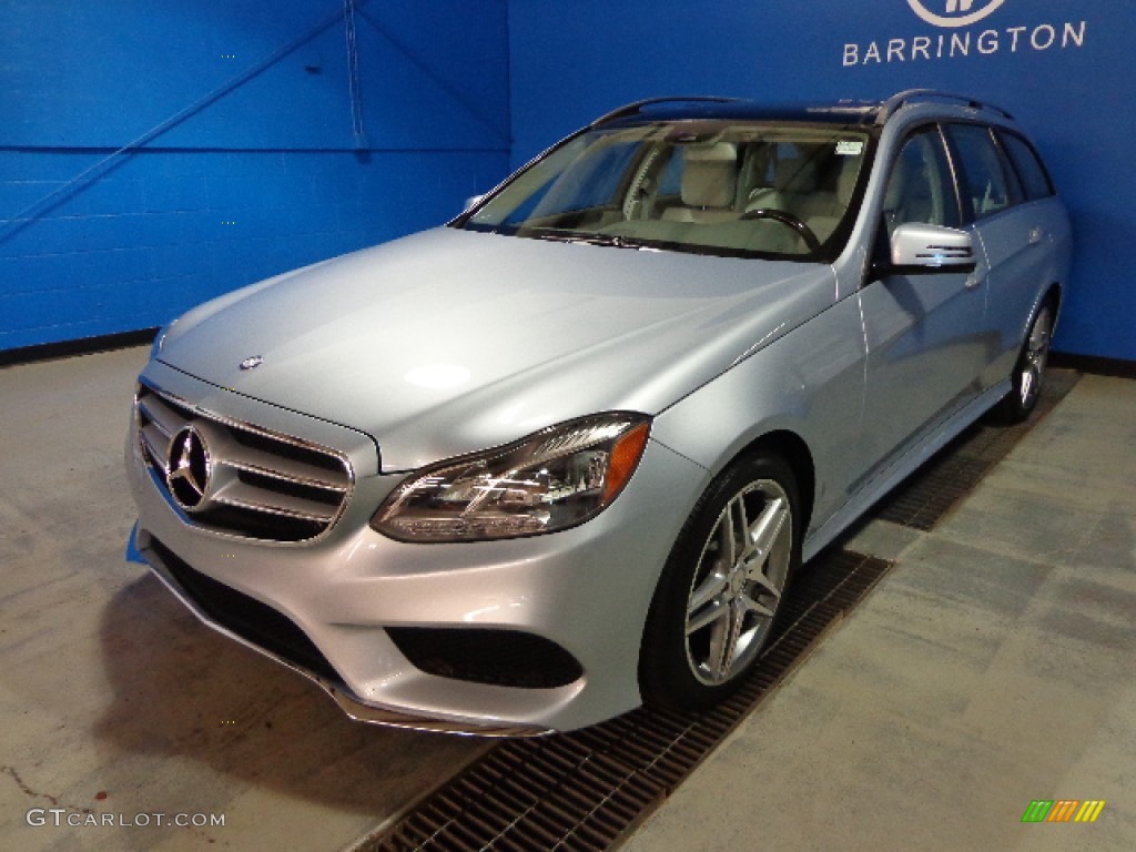 2014 E 350 4Matic Sport Wagon - Diamond Silver Metallic / Gray/Dark Gray photo #1