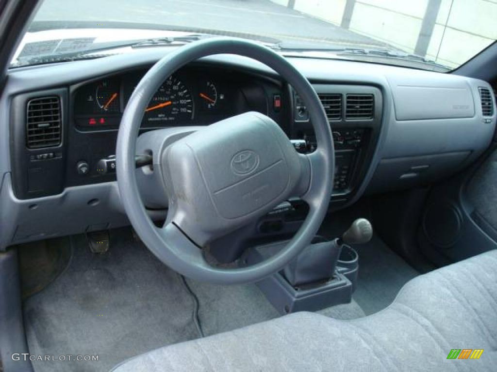 2000 Tacoma Regular Cab - Natural White / Gray photo #15