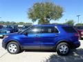 2014 Deep Impact Blue Ford Explorer FWD  photo #2