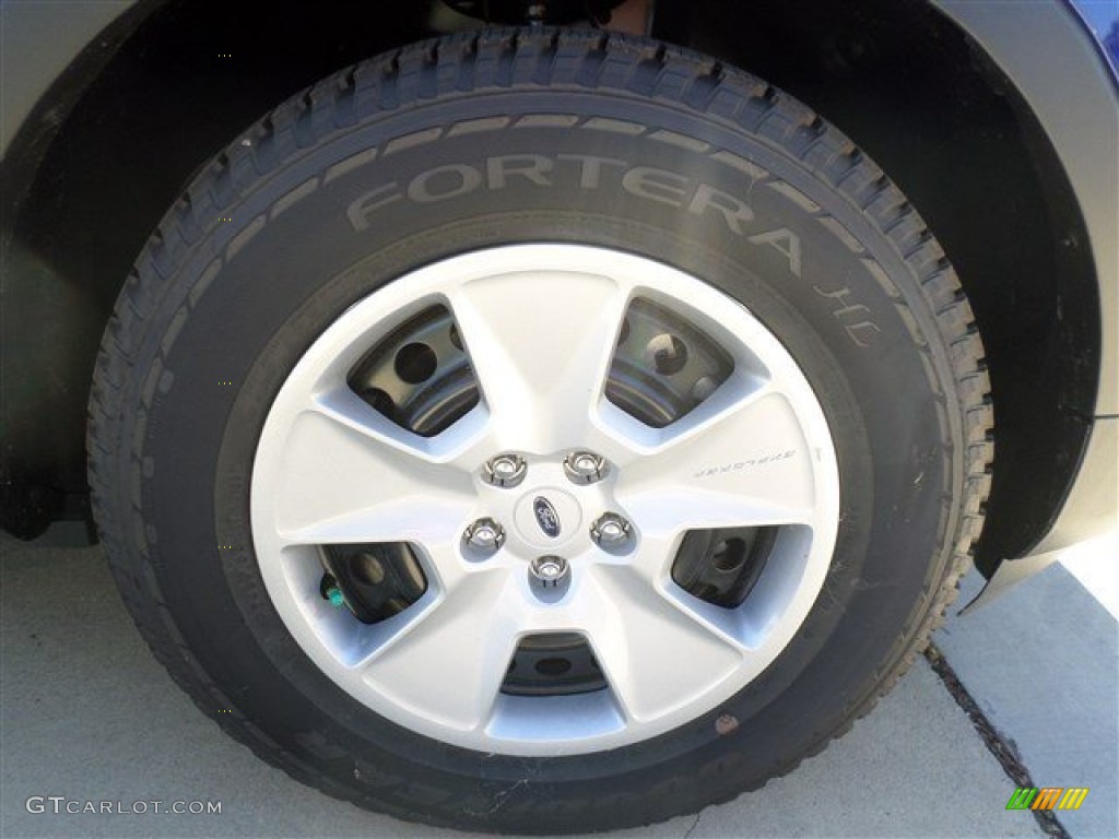 2014 Explorer FWD - Deep Impact Blue / Medium Light Stone photo #8