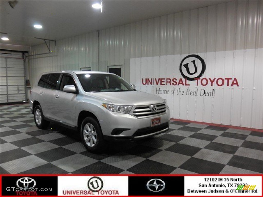 2013 Highlander V6 4WD - Classic Silver Metallic / Ash photo #1
