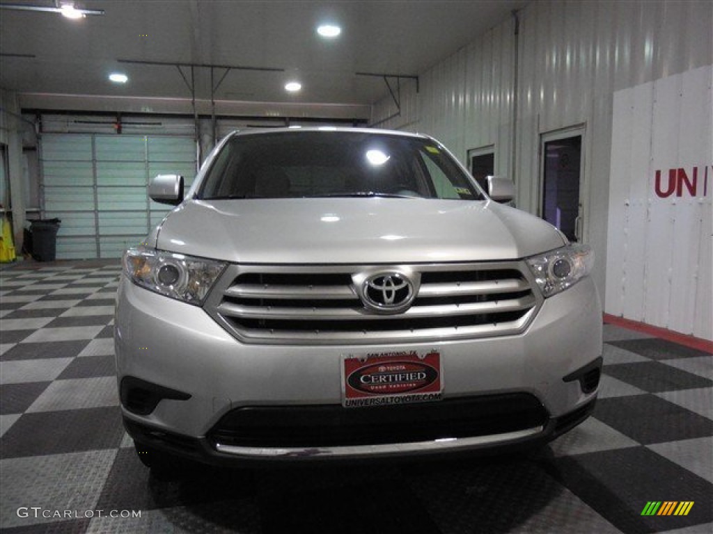 2013 Highlander V6 4WD - Classic Silver Metallic / Ash photo #2