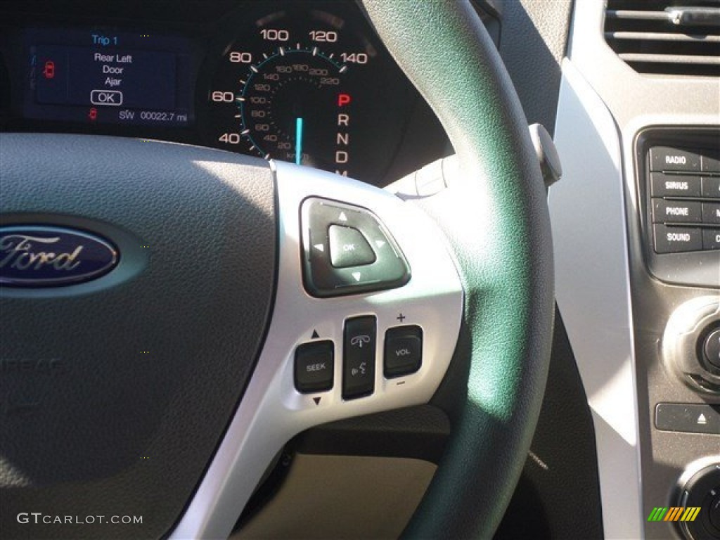 2014 Explorer FWD - Deep Impact Blue / Medium Light Stone photo #20