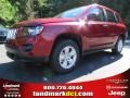 2014 Deep Cherry Red Crystal Pearl Jeep Compass Sport  photo #1