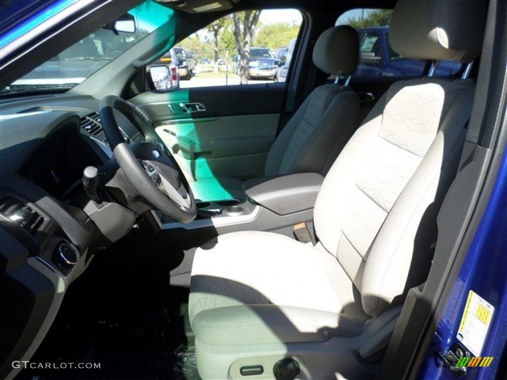 2014 Explorer FWD - Deep Impact Blue / Medium Light Stone photo #24