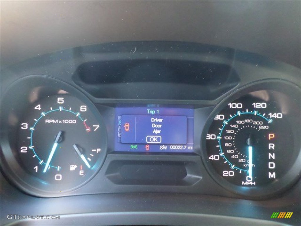 2014 Explorer FWD - Deep Impact Blue / Medium Light Stone photo #25