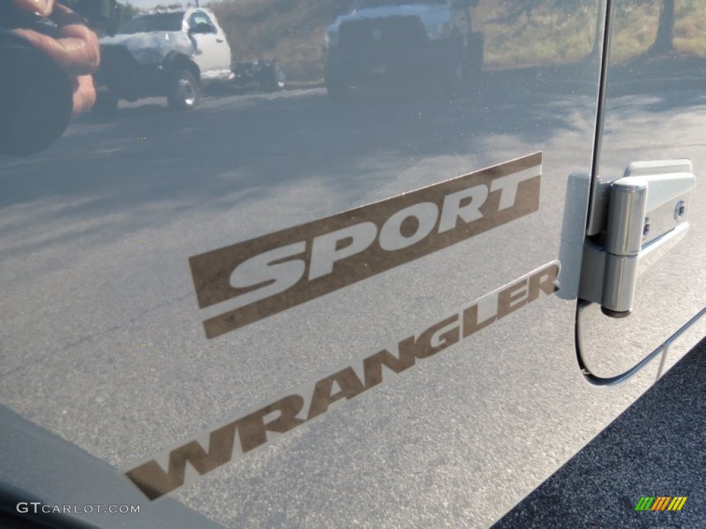 2014 Wrangler Sport 4x4 - Anvil / Black photo #6