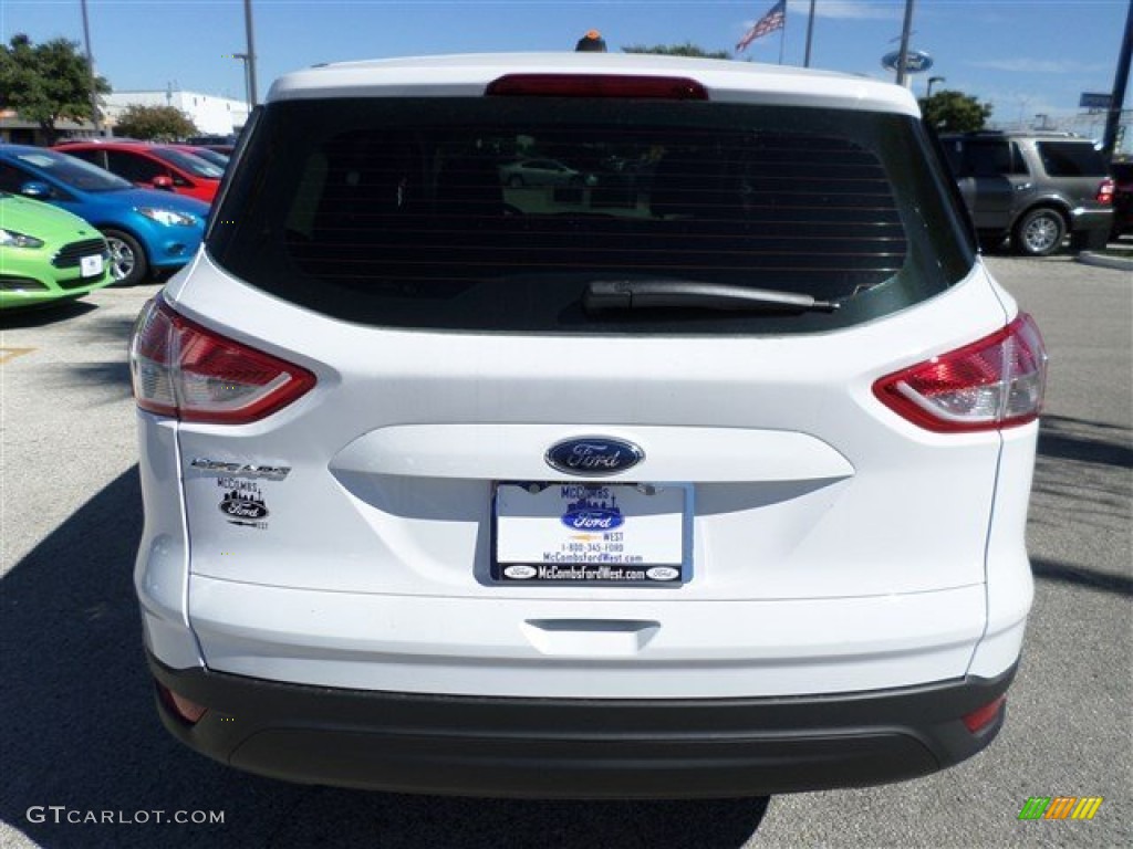 2014 Escape S - Oxford White / Charcoal Black photo #4