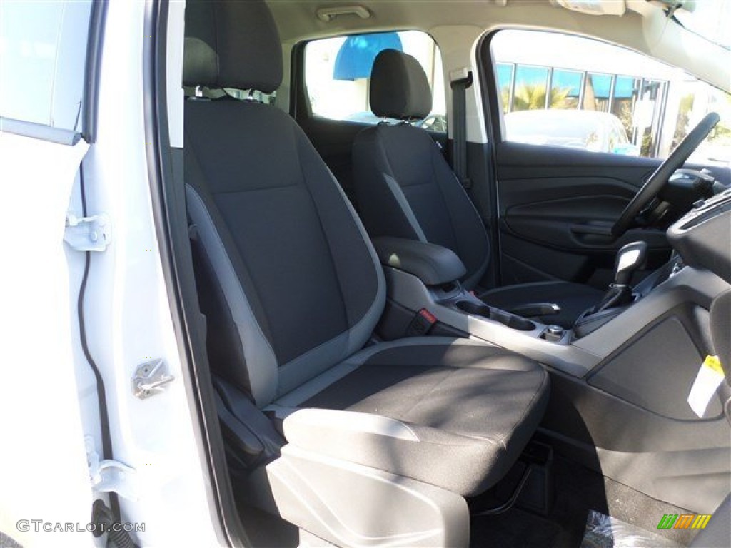 2014 Escape S - Oxford White / Charcoal Black photo #9