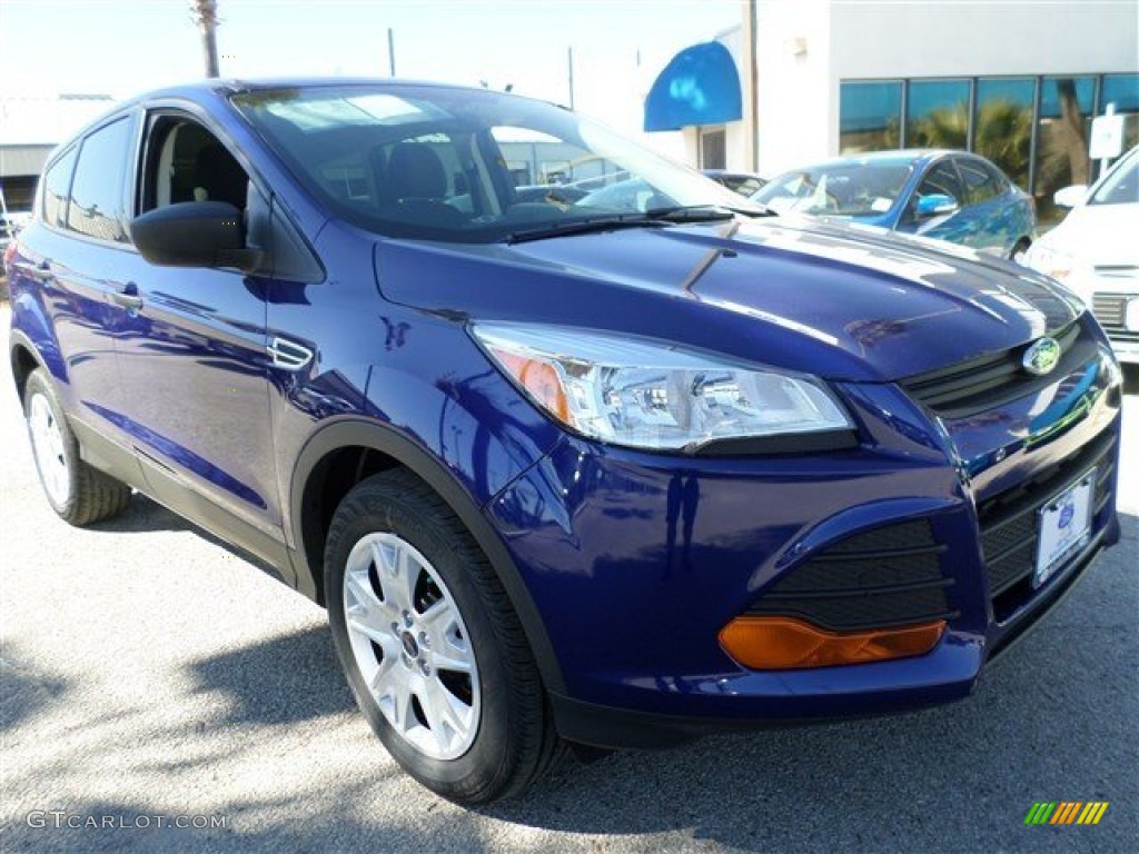 2014 Escape S - Deep Impact Blue / Charcoal Black photo #7