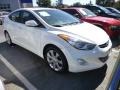 2012 Shimmering White Hyundai Elantra Limited  photo #3