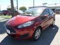 Ruby Red - Fiesta SE Sedan Photo No. 1