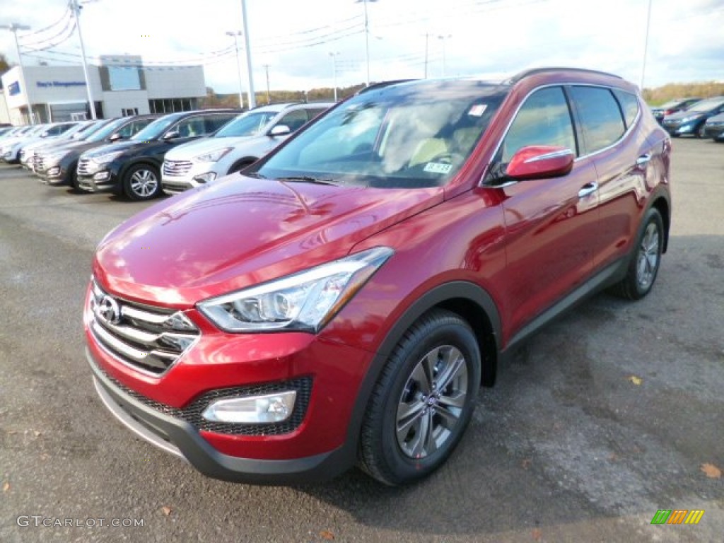 Serrano Red 2014 Hyundai Santa Fe Sport AWD Exterior Photo #87281256