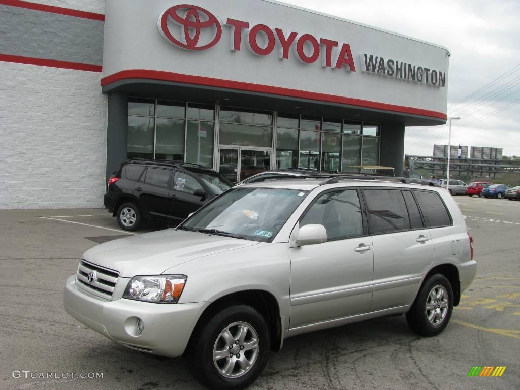 2006 Highlander V6 4WD - Millenium Silver Metallic / Ash Gray photo #1