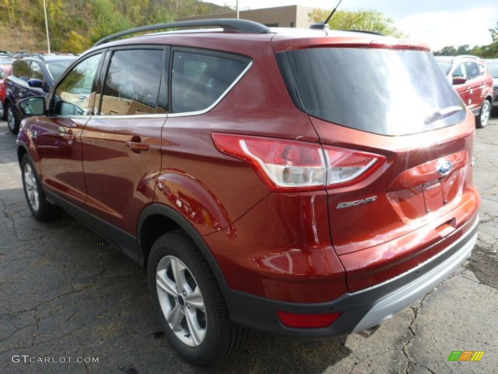 2014 Escape SE 1.6L EcoBoost 4WD - Sunset / Charcoal Black photo #4