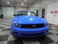 2012 Grabber Blue Ford Mustang V6 Convertible  photo #2