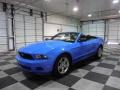 2012 Grabber Blue Ford Mustang V6 Convertible  photo #3