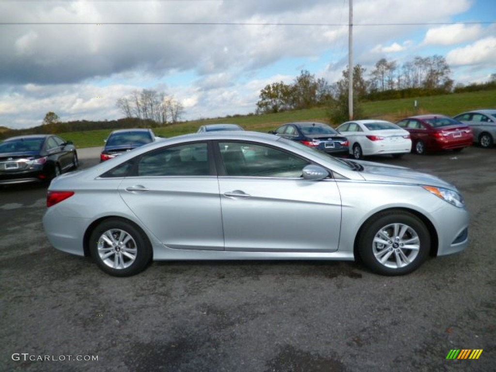 Radiant Silver 2014 Hyundai Sonata GLS Exterior Photo #87282237