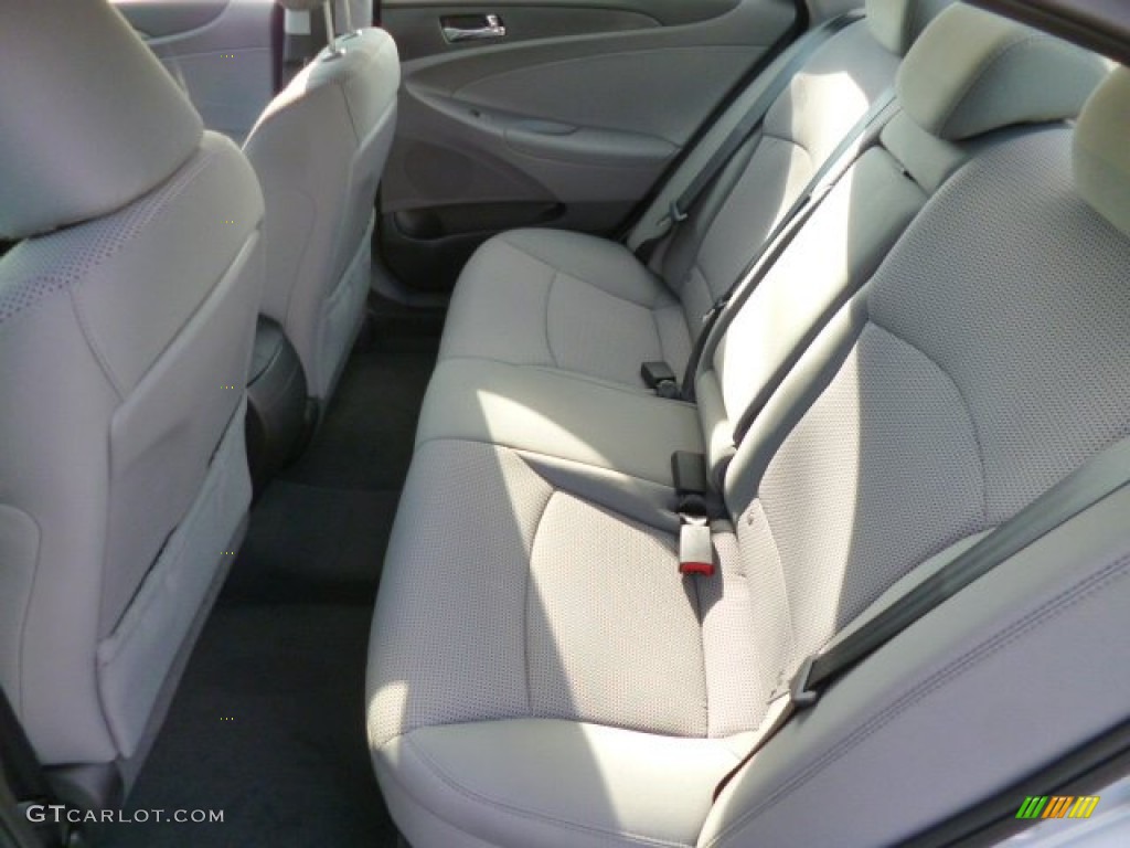 Gray Interior 2014 Hyundai Sonata GLS Photo #87282348