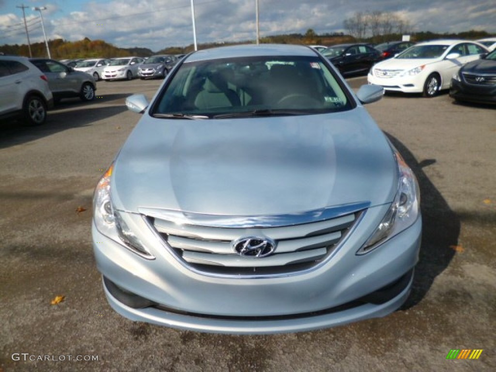2014 Sonata GLS - Iridescent Silver Blue Pearl / Gray photo #2