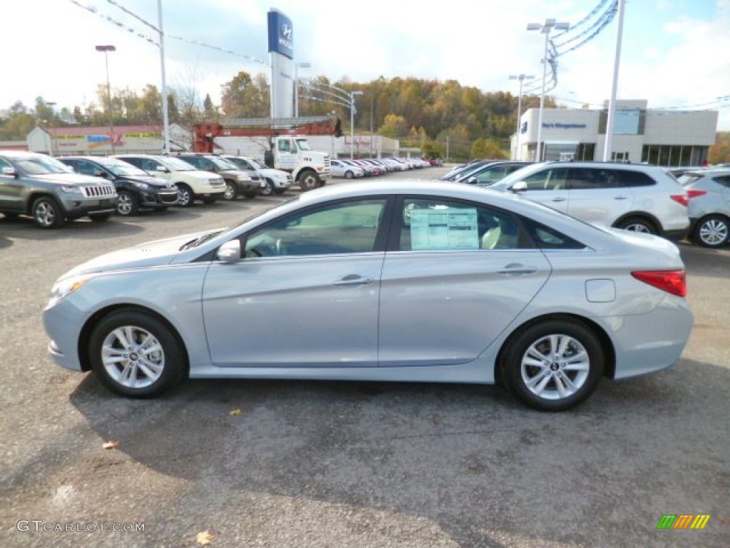 2014 Sonata GLS - Iridescent Silver Blue Pearl / Gray photo #4