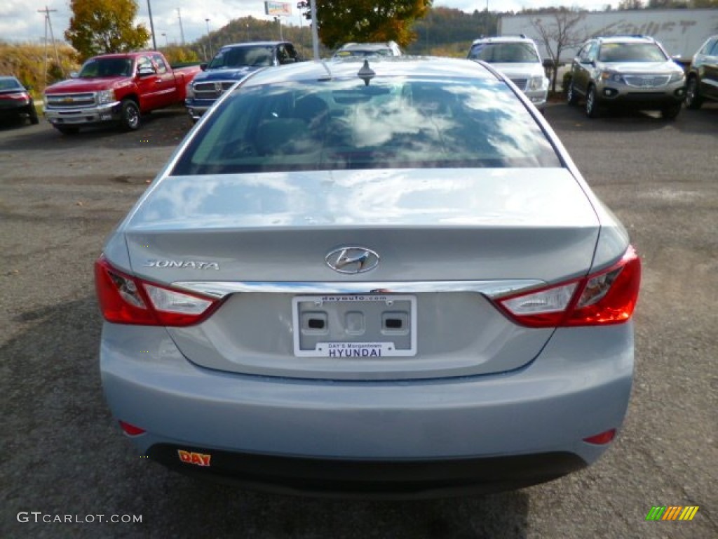 2014 Sonata GLS - Iridescent Silver Blue Pearl / Gray photo #6