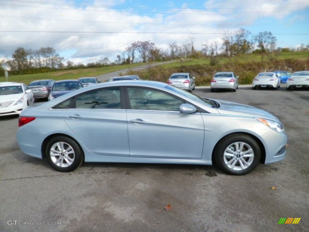 Iridescent Silver Blue Pearl 2014 Hyundai Sonata GLS Exterior Photo #87282696