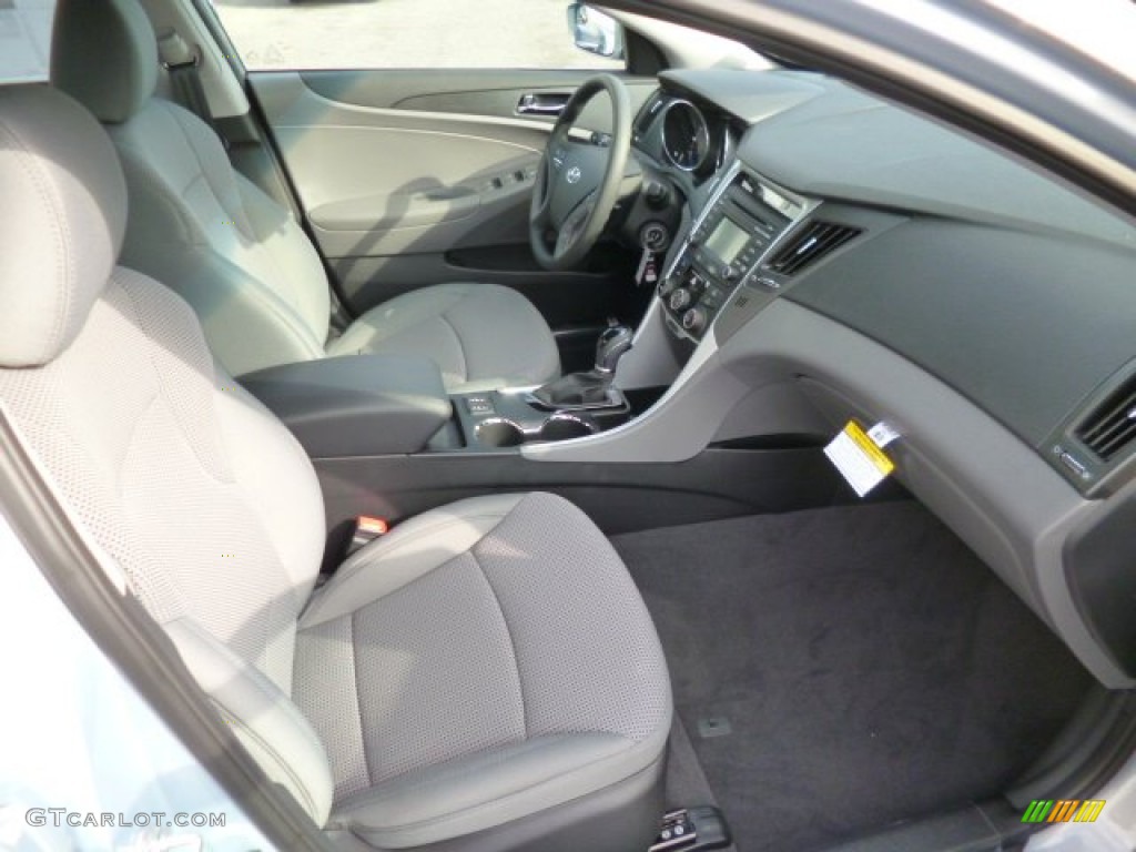 Gray Interior 2014 Hyundai Sonata GLS Photo #87282741