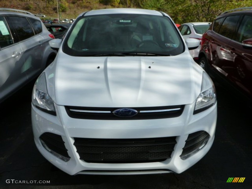 2014 Escape SE 2.0L EcoBoost 4WD - Oxford White / Charcoal Black photo #5