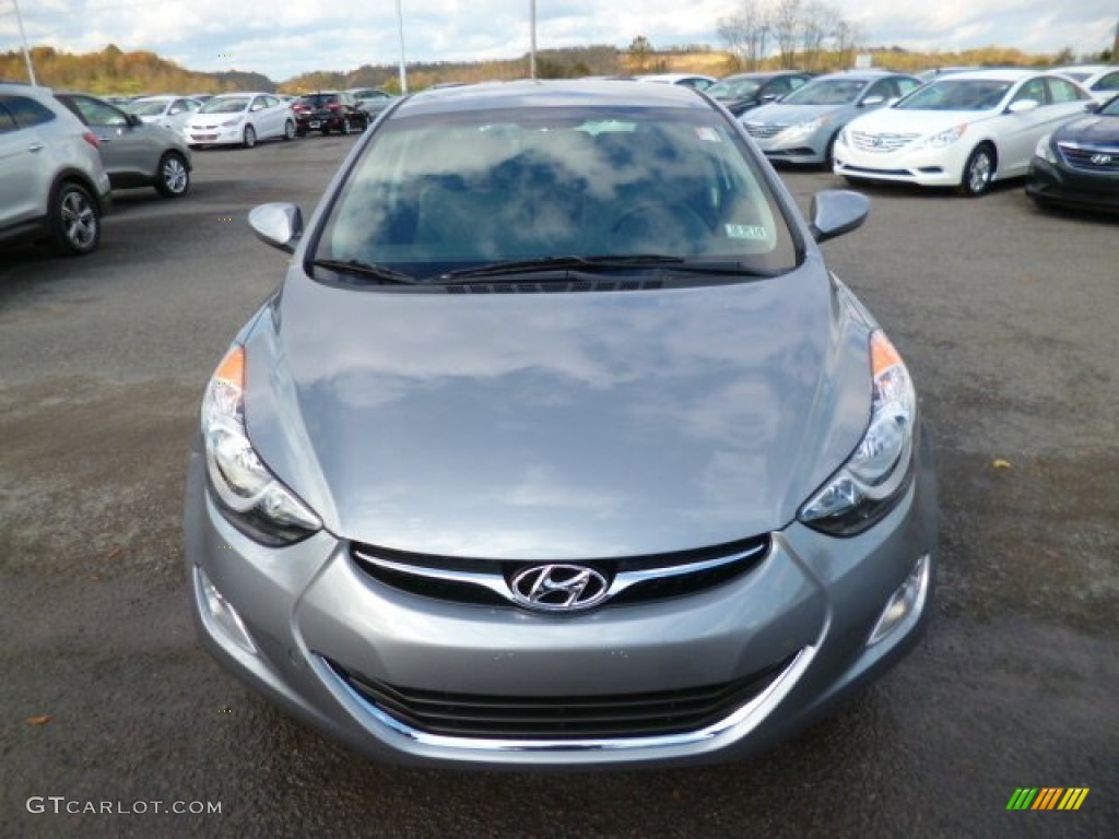2013 Elantra GLS - Titanium Gray Metallic / Gray photo #2