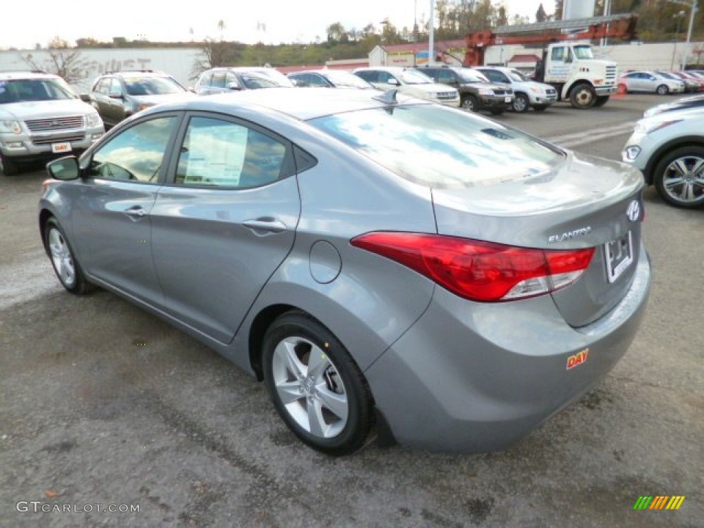 2013 Elantra GLS - Titanium Gray Metallic / Gray photo #5