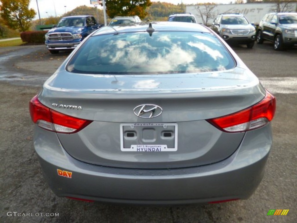 2013 Elantra GLS - Titanium Gray Metallic / Gray photo #6