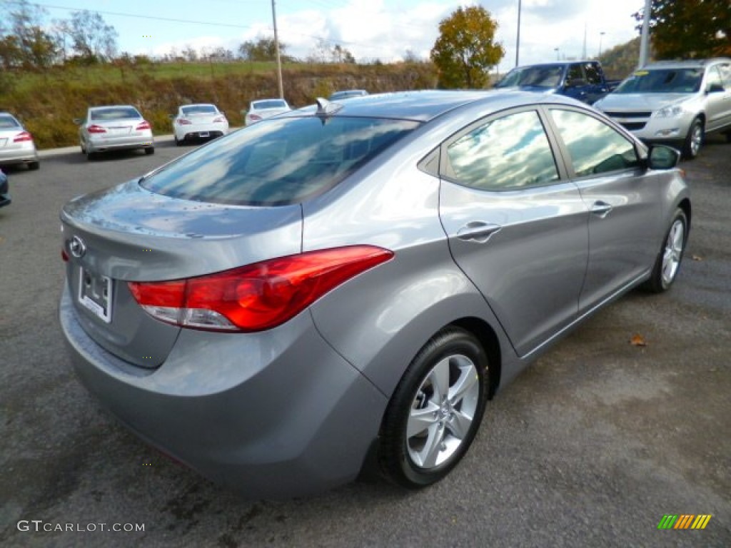 2013 Elantra GLS - Titanium Gray Metallic / Gray photo #7