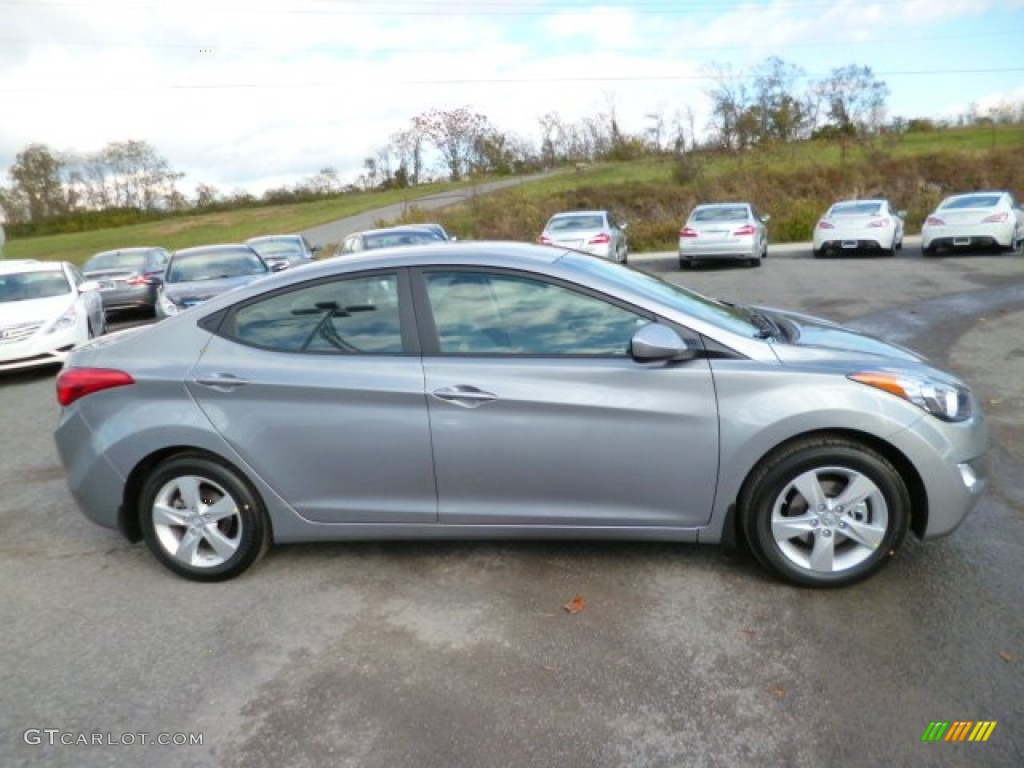 2013 Elantra GLS - Titanium Gray Metallic / Gray photo #8
