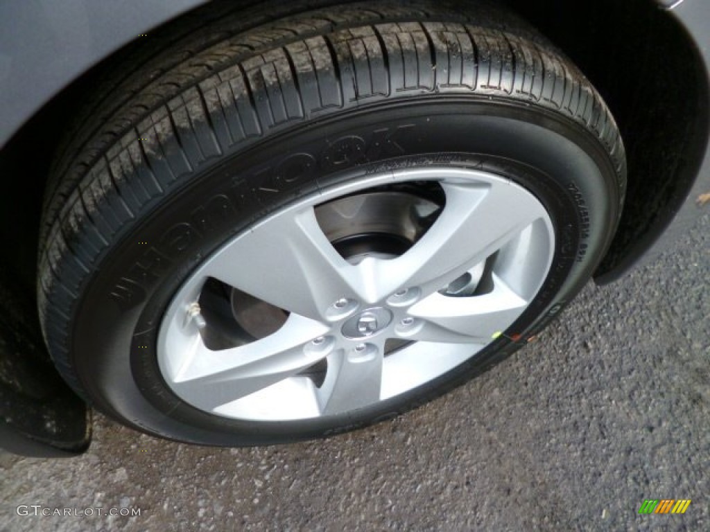 2013 Elantra GLS - Titanium Gray Metallic / Gray photo #9