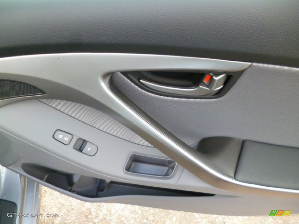 2013 Elantra GLS - Titanium Gray Metallic / Gray photo #11