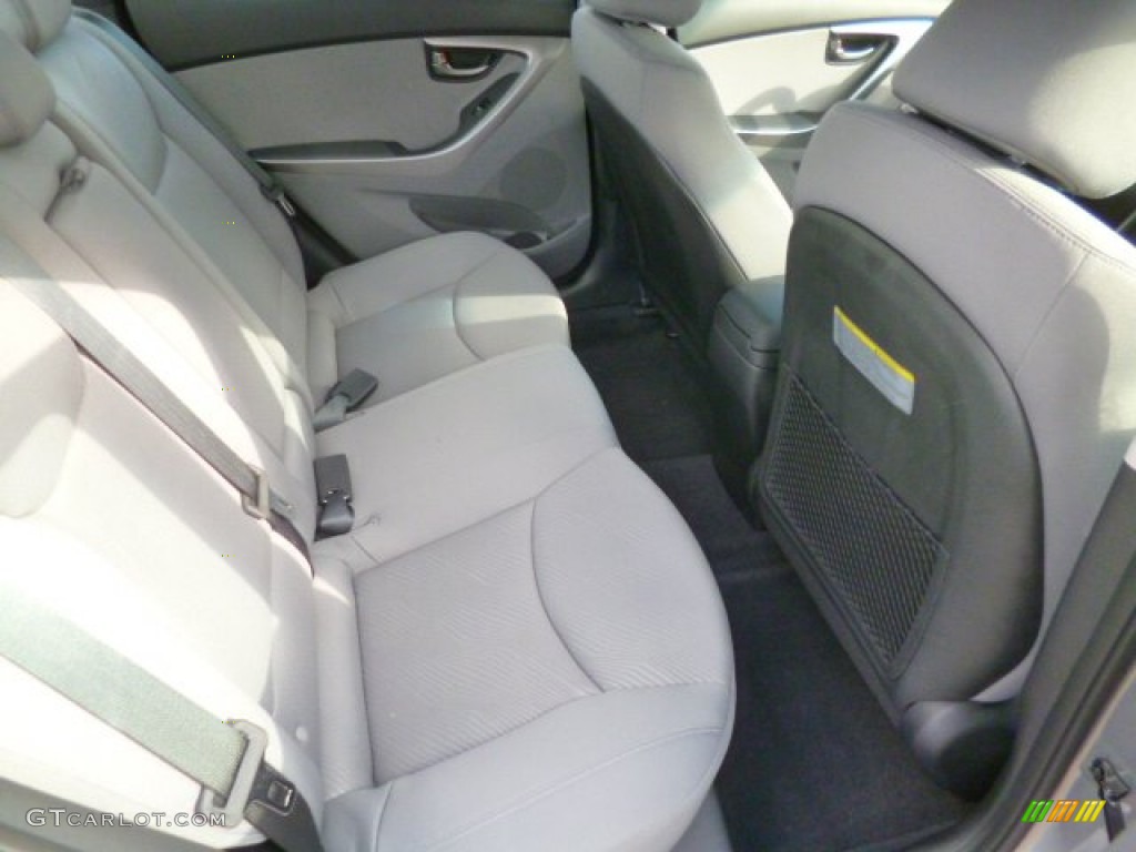 2013 Elantra GLS - Titanium Gray Metallic / Gray photo #12