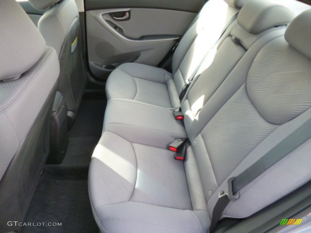 2013 Elantra GLS - Titanium Gray Metallic / Gray photo #13