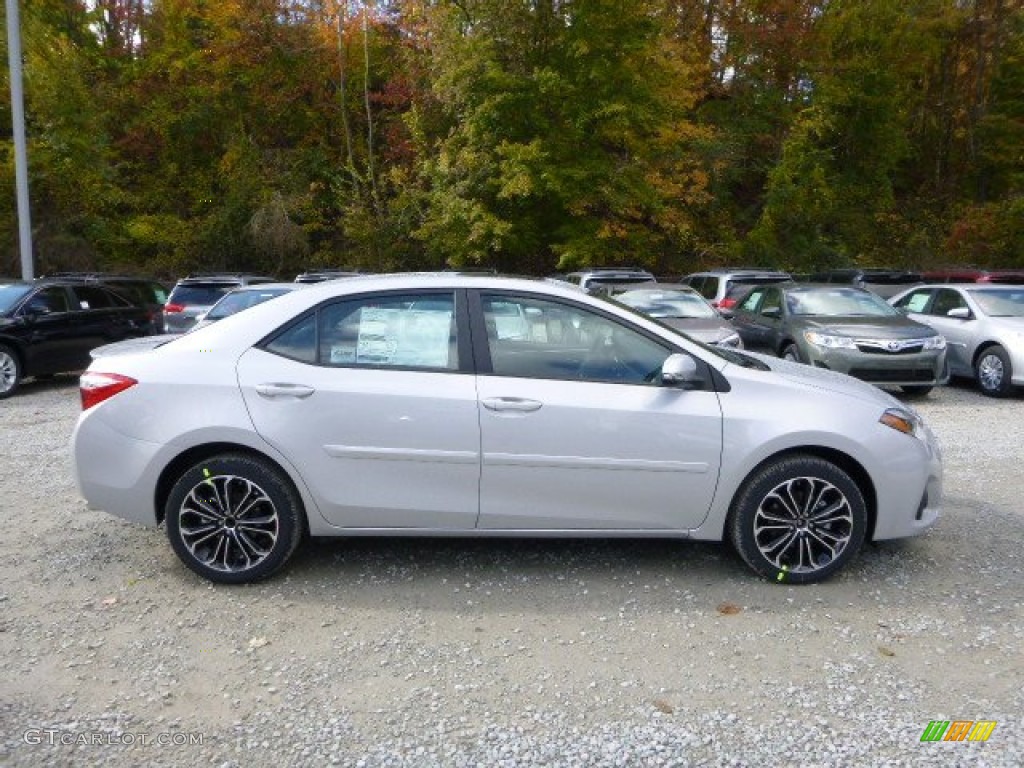 2014 Corolla S - Classic Silver Metallic / Black photo #2