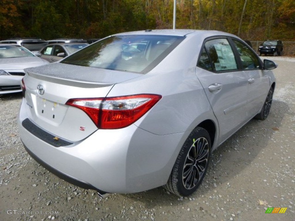 2014 Corolla S - Classic Silver Metallic / Black photo #3