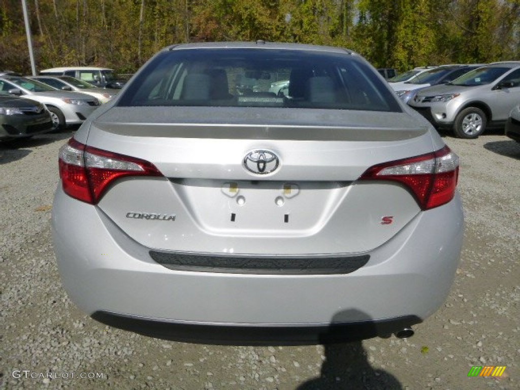2014 Corolla S - Classic Silver Metallic / Black photo #4