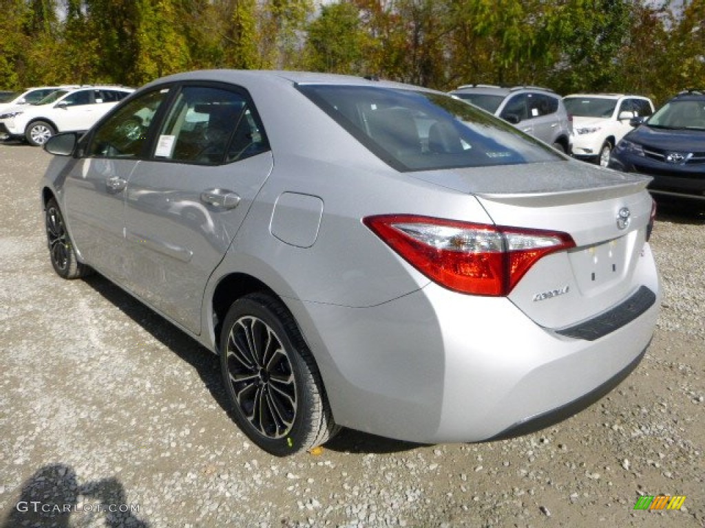 2014 Corolla S - Classic Silver Metallic / Black photo #5