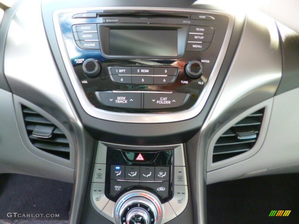 2013 Elantra GLS - Titanium Gray Metallic / Gray photo #19